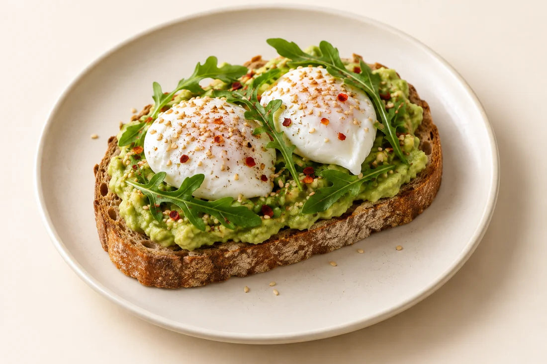 Tostada de palta y huevo