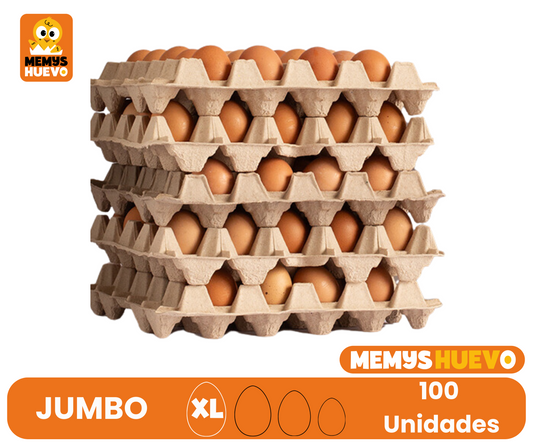 Huevos Jumbo Color XL 100 Unidades