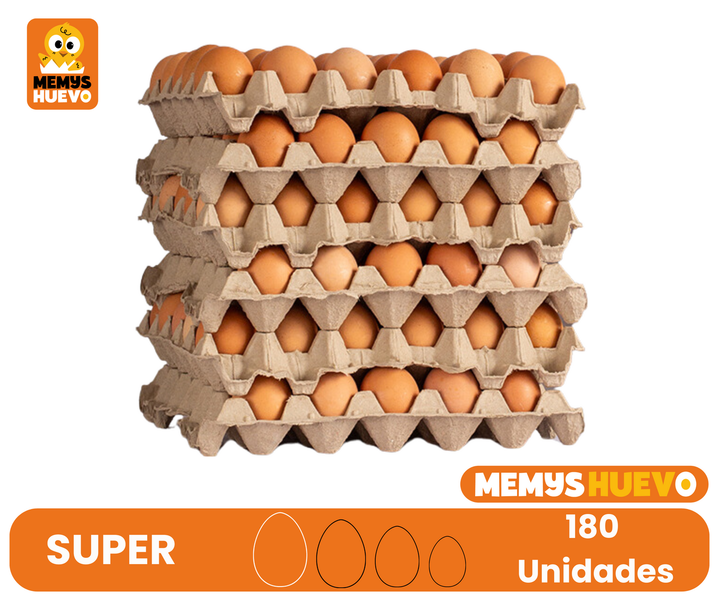Huevos Super Color 180 Unidades