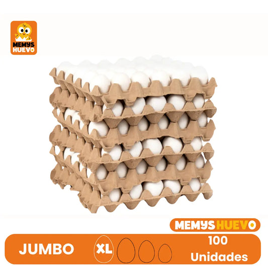 caja de 180 huevos tamaño umbo xl