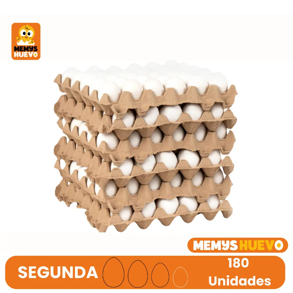 huevos segunda 180 unidades