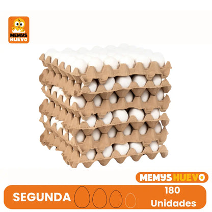 huevos segunda 180 unidades