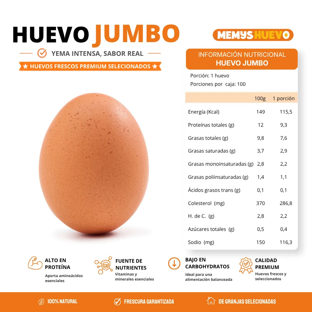 Huevos Jumbo Color XL 100 Unidades