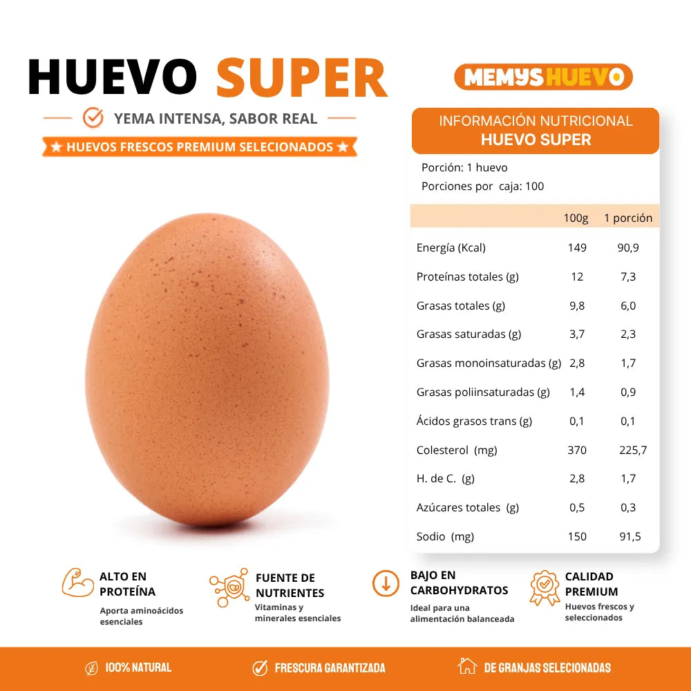 Huevos Super Color 100 Unidades