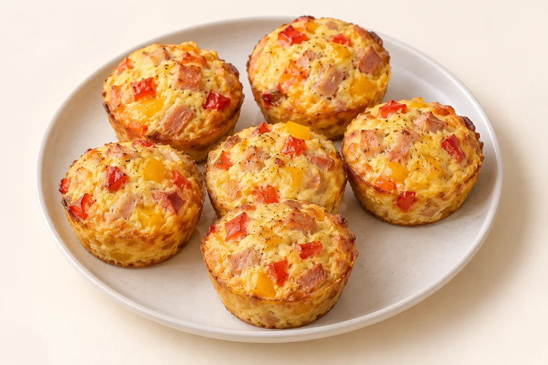 Muffins de huevo y pavo