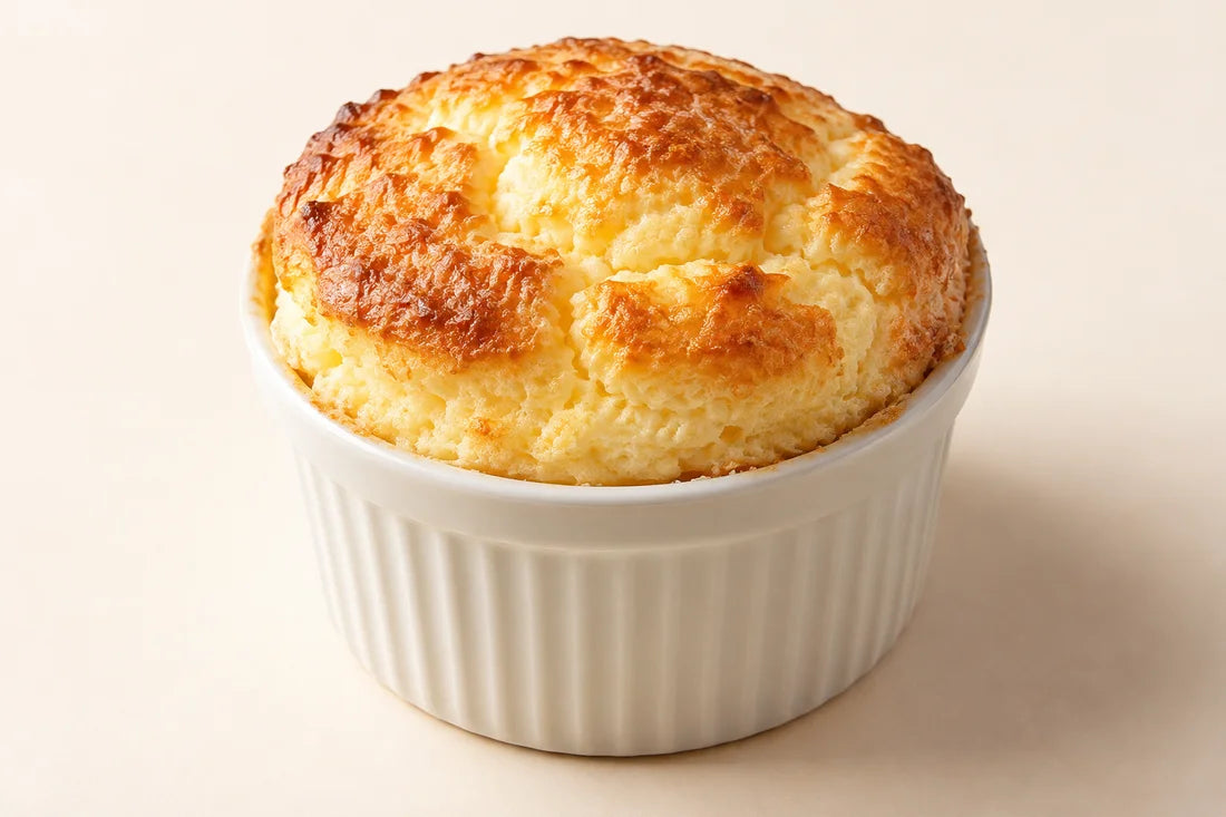 Soufflé de queso y miel